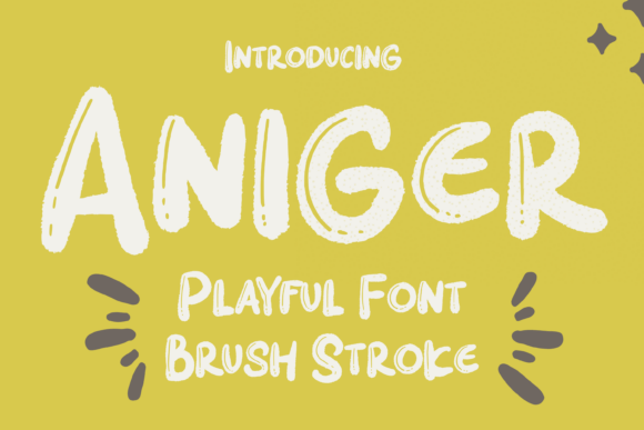 Aniger: A Playful Brush Font for Modern Web Design