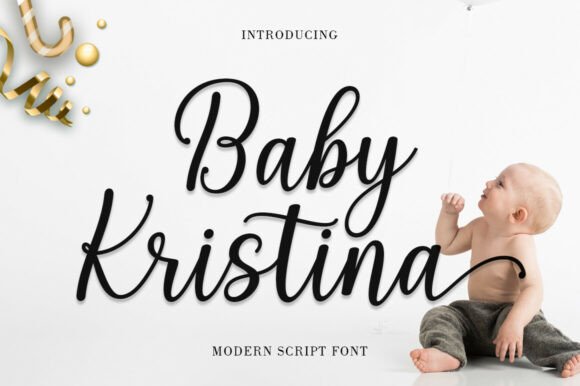 Baby Kristina: The Luxurious Script Font for Romantic Branding