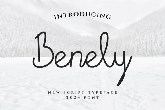 Benely: A Refined Script Font for Web Designers