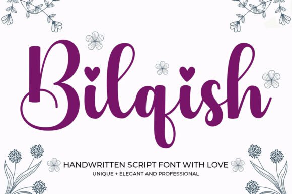 Bilqish Script: A Fresh Calligraphy Font for Web Design