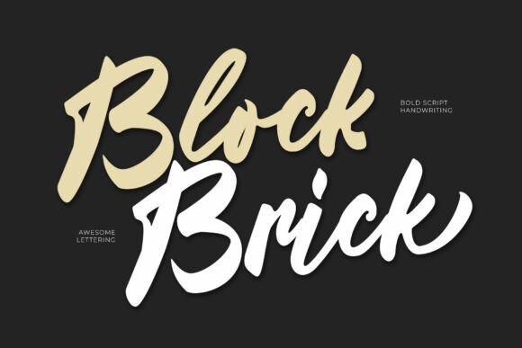 Block Brick: A Font That Brings Handmade Products to Life