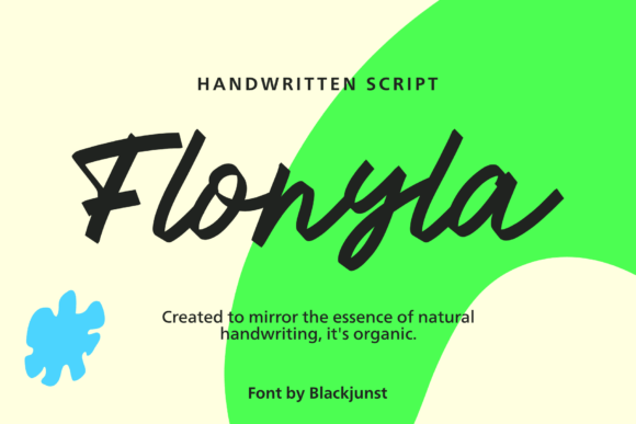 Bringing Warmth to Your Projects with Flonyla, the Natural Handwritten Font
