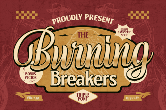 Burning Breakers: A Font Trio for Brands with an Edge
