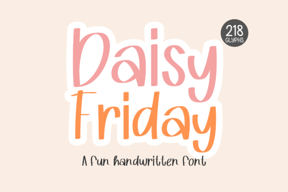 Daisy Friday: A Brush Font That Feels Like a Creative Spark