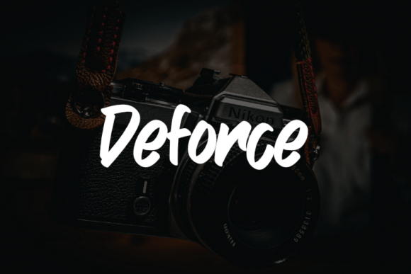 Deforce Script Font: A Small Business Branding Story