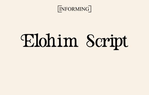 Elohim Script: The Font That Elevates Your Business Branding