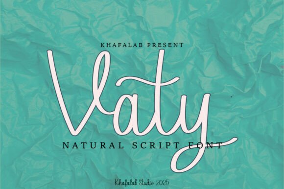 Finding the Right Feeling with Vaty, a Natural Script Font