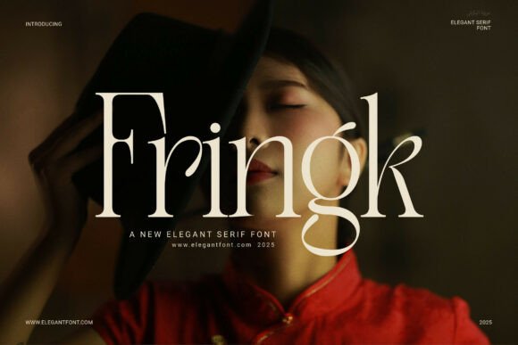 Fringk: A Serif Typeface for Elegant Editorial Design