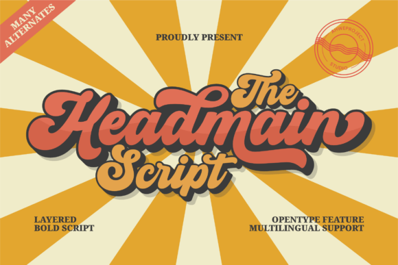 Headmain: A Bold Script Font Built for Modern Web Design