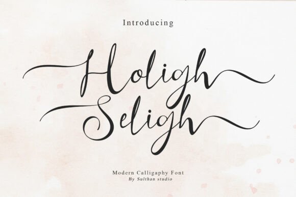 Holigh Seligh: A Romantic Web Font for Digital Elegance