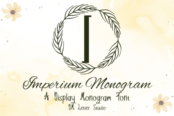 Imperium Monogram: A Font Built for Grand Gestures