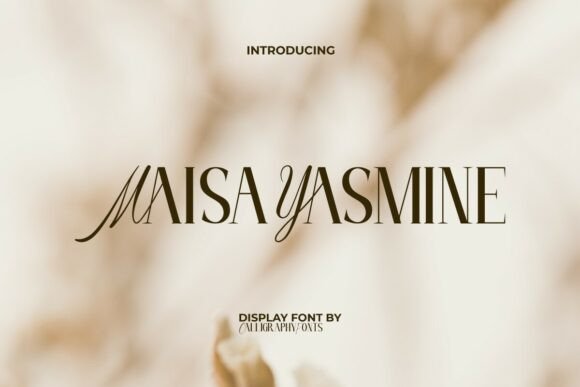 Maisa Yasmine: A Craft-Focused Font Duo for Beautiful Products