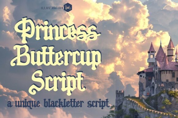 Princess Buttercup Script: A Storybook Font for Elegant Branding