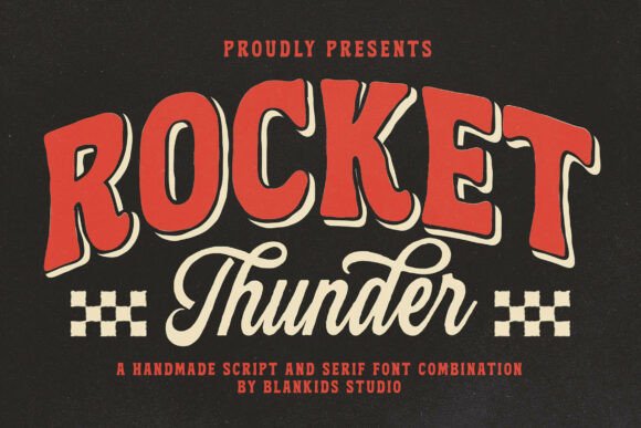 Rocket Thunder: The Display Font Built for Bold Brand Impressions