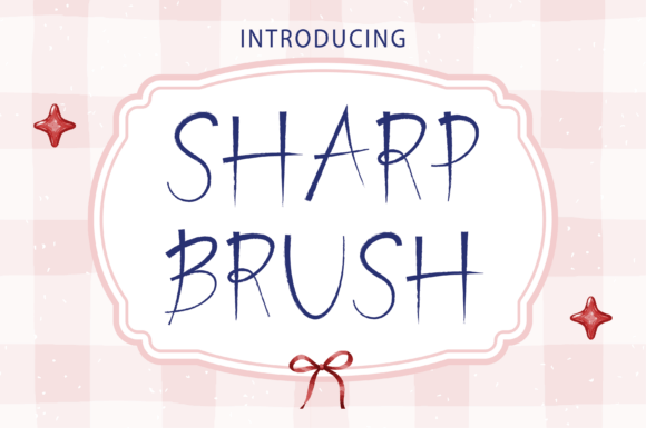 Sharp Brush: A Script Font for Editorial Storytelling