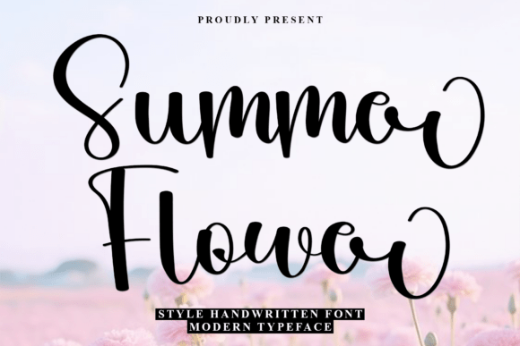 Summer Flower: A Soft Script Font for Modern Web Projects