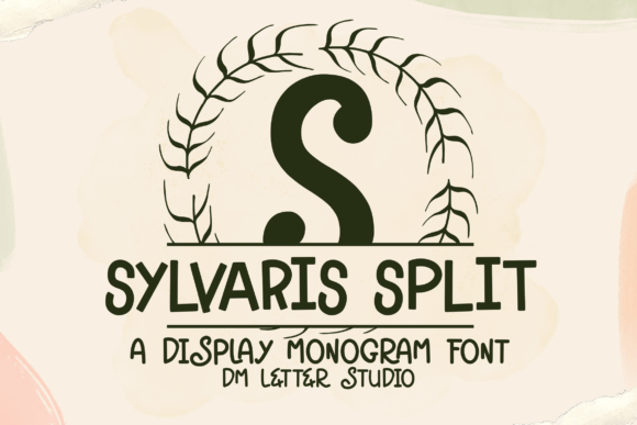 Sylvaris Split Monogram: A Refined Serif Font for Polished Digital Layouts