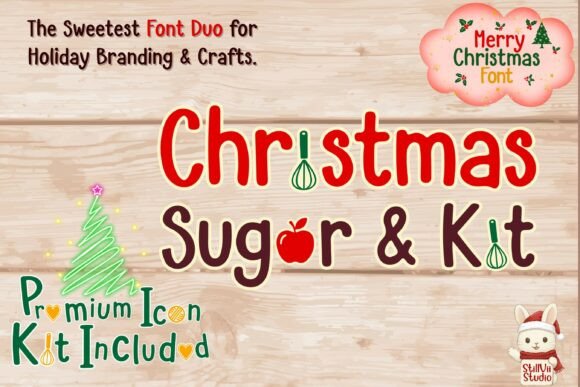 Testing the Christmas Sugar and Kit Duo: A Designer's Typography Tale