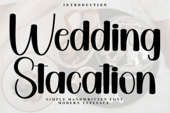 Wedding Staycation: A Bold Script Font for Modern Marketing