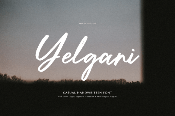 Yelgani: A Handwritten Font for Editorial Warmth